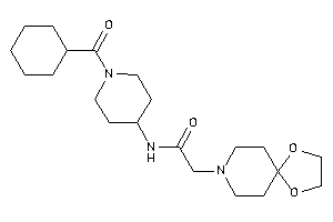 N-[1-(cyclohexanecarbonyl)-4-piperidyl]-2-(1,4-dioxa-8-azaspiro[4.5]decan-8-yl)acetamide