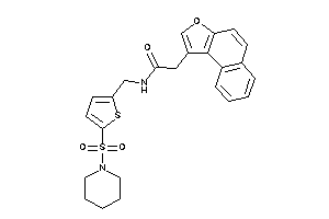 2-benzo[e]benzofuran-1-yl-N-[(5-piperidinosulfonyl-2-thienyl)methyl]acetamide