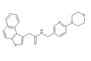 2-benzo[e]benzofuran-1-yl-N-[(6-morpholino-3-pyridyl)methyl]acetamide