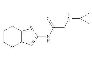 2-(cyclopropylamino)-N-(4,5,6,7-tetrahydrobenzothiophen-2-yl)acetamide
