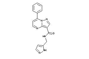 7-phenyl-N-(1H-pyrazol-5-ylmethyl)pyrazolo[1,5-a]pyrimidine-3-carboxamide