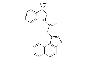 2-benzo[e]benzofuran-1-yl-N-[(1-phenylcyclopropyl)methyl]acetamide