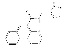 N-(1H-pyrazol-5-ylmethyl)benzo[f]quinoline-5-carboxamide