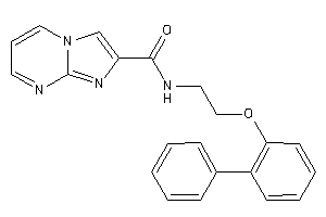 N-[2-(2-phenylphenoxy)ethyl]imidazo[1,2-a]pyrimidine-2-carboxamide