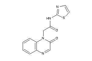 2-(2-ketoquinoxalin-1-yl)-N-thiazol-2-yl-acetamide