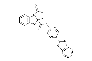 N-[4-(1,3-benzoxazol-2-yl)phenyl]-1-keto-2,3-dihydropyrrolo[2,1-b][1,3]benzothiazole-3a-carboxamide