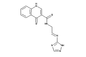 4-keto-N-[2-(1H-1,2,4-triazol-5-ylimino)ethyl]-1H-quinoline-3-carboxamide