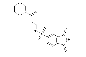 1,3-diketo-N-(3-keto-3-piperidino-propyl)isoindoline-5-sulfonamide