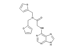 N-(2-furfuryl)-2-(9H-purin-6-ylamino)-N-(2-thenyl)acetamide