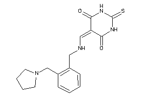 5-[[[2-(pyrrolidinomethyl)benzyl]amino]methylene]-2-thioxo-hexahydropyrimidine-4,6-quinone