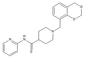 1-(4H-1,3-benzodioxin-8-ylmethyl)-N-(2-pyridyl)isonipecotamide