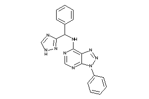 (3-phenyltriazolo[4,5-d]pyrimidin-7-yl)-[phenyl(1H-1,2,4-triazol-3-yl)methyl]amine