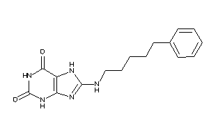 8-(5-phenylpentylamino)-7H-xanthine