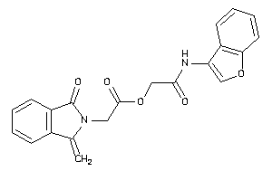 2-(1-keto-3-methylene-isoindolin-2-yl)acetic Acid [2-(benzofuran-3-ylamino)-2-keto-ethyl] Ester