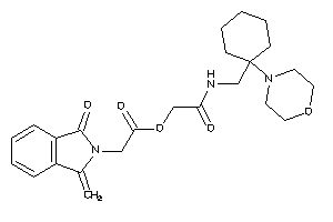 2-(1-keto-3-methylene-isoindolin-2-yl)acetic Acid [2-keto-2-[(1-morpholinocyclohexyl)methylamino]ethyl] Ester