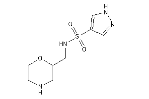 N-(morpholin-2-ylmethyl)-1H-pyrazole-4-sulfonamide