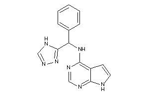 [phenyl(4H-1,2,4-triazol-3-yl)methyl]-(7H-pyrrolo[2,3-d]pyrimidin-4-yl)amine