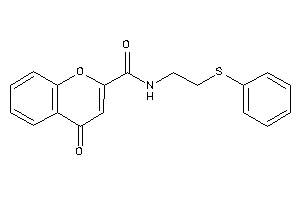 4-keto-N-[2-(phenylthio)ethyl]chromene-2-carboxamide