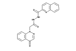 N'-[2-(4-ketocinnolin-1-yl)acetyl]quinaldohydrazide