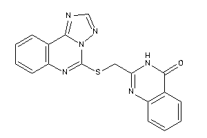 Image of 2-[([1,2,4]triazolo[1,5-c]quinazolin-5-ylthio)methyl]-3H-quinazolin-4-one