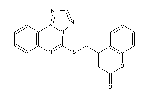 4-[([1,2,4]triazolo[1,5-c]quinazolin-5-ylthio)methyl]coumarin