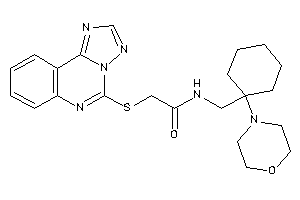 N-[(1-morpholinocyclohexyl)methyl]-2-([1,2,4]triazolo[1,5-c]quinazolin-5-ylthio)acetamide