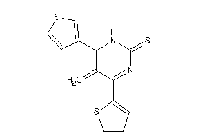 5-methylene-4-(2-thienyl)-6-(3-thienyl)-1,6-dihydropyrimidine-2-thione