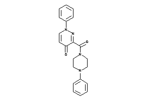 1-phenyl-3-(4-phenylpiperazine-1-carbonyl)pyridazin-4-one