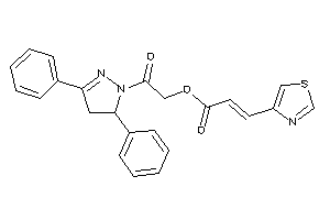 3-thiazol-4-ylacrylic Acid [2-(3,5-diphenyl-2-pyrazolin-1-yl)-2-keto-ethyl] Ester