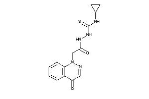 1-cyclopropyl-3-[[2-(4-ketocinnolin-1-yl)acetyl]amino]thiourea