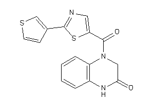 4-[2-(3-thienyl)thiazole-5-carbonyl]-1,3-dihydroquinoxalin-2-one