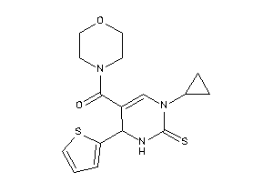 [3-cyclopropyl-6-(2-thienyl)-2-thioxo-1,6-dihydropyrimidin-5-yl]-morpholino-methanone