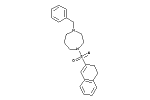 1-benzyl-4-(3,4-dihydronaphthalen-2-ylsulfonyl)-1,4-diazepane