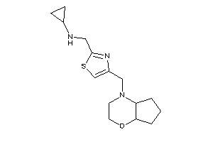 [4-(3,4a,5,6,7,7a-hexahydro-2H-cyclopenta[b][1,4]oxazin-4-ylmethyl)thiazol-2-yl]methyl-cyclopropyl-amine