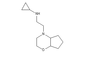 2-(3,4a,5,6,7,7a-hexahydro-2H-cyclopenta[b][1,4]oxazin-4-yl)ethyl-cyclopropyl-amine