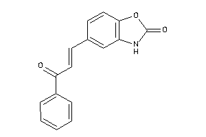 5-(3-keto-3-phenyl-prop-1-enyl)-3H-1,3-benzoxazol-2-one