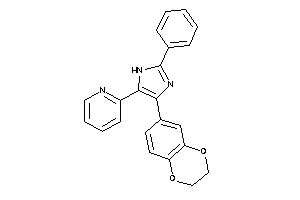 2-[4-(2,3-dihydro-1,4-benzodioxin-7-yl)-2-phenyl-1H-imidazol-5-yl]pyridine