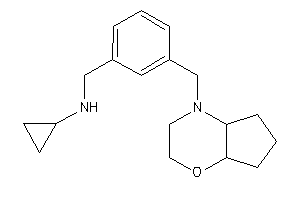 [3-(3,4a,5,6,7,7a-hexahydro-2H-cyclopenta[b][1,4]oxazin-4-ylmethyl)benzyl]-cyclopropyl-amine