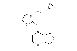 [2-(3,4a,5,6,7,7a-hexahydro-2H-cyclopenta[b][1,4]oxazin-4-ylmethyl)-3-furyl]methyl-cyclopropyl-amine