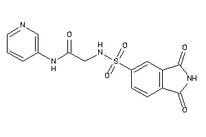 2-[(1,3-diketoisoindolin-5-yl)sulfonylamino]-N-(3-pyridyl)acetamide