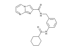 N-[3-(cyclohexanecarbonylamino)benzyl]imidazo[1,2-a]pyrimidine-2-carboxamide