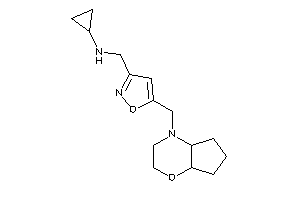 [5-(3,4a,5,6,7,7a-hexahydro-2H-cyclopenta[b][1,4]oxazin-4-ylmethyl)isoxazol-3-yl]methyl-cyclopropyl-amine