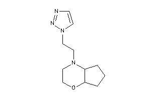 4-[2-(triazol-1-yl)ethyl]-3,4a,5,6,7,7a-hexahydro-2H-cyclopenta[b][1,4]oxazine