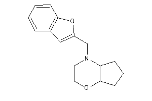 4-(benzofuran-2-ylmethyl)-3,4a,5,6,7,7a-hexahydro-2H-cyclopenta[b][1,4]oxazine