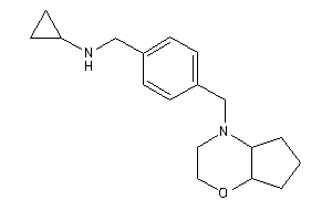 [4-(3,4a,5,6,7,7a-hexahydro-2H-cyclopenta[b][1,4]oxazin-4-ylmethyl)benzyl]-cyclopropyl-amine