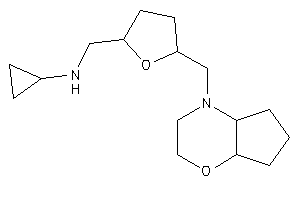 [5-(3,4a,5,6,7,7a-hexahydro-2H-cyclopenta[b][1,4]oxazin-4-ylmethyl)tetrahydrofuran-2-yl]methyl-cyclopropyl-amine