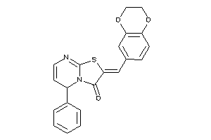 Image of 2-(2,3-dihydro-1,4-benzodioxin-6-ylmethylene)-5-phenyl-5H-thiazolo[3,2-a]pyrimidin-3-one