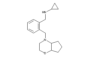 [2-(3,4a,5,6,7,7a-hexahydro-2H-cyclopenta[b][1,4]oxazin-4-ylmethyl)benzyl]-cyclopropyl-amine