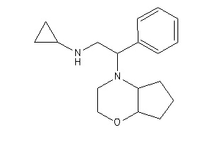 [2-(3,4a,5,6,7,7a-hexahydro-2H-cyclopenta[b][1,4]oxazin-4-yl)-2-phenyl-ethyl]-cyclopropyl-amine