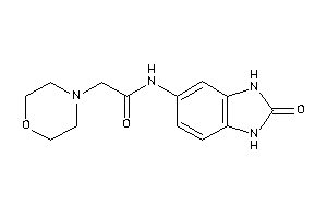 N-(2-keto-1,3-dihydrobenzimidazol-5-yl)-2-morpholino-acetamide